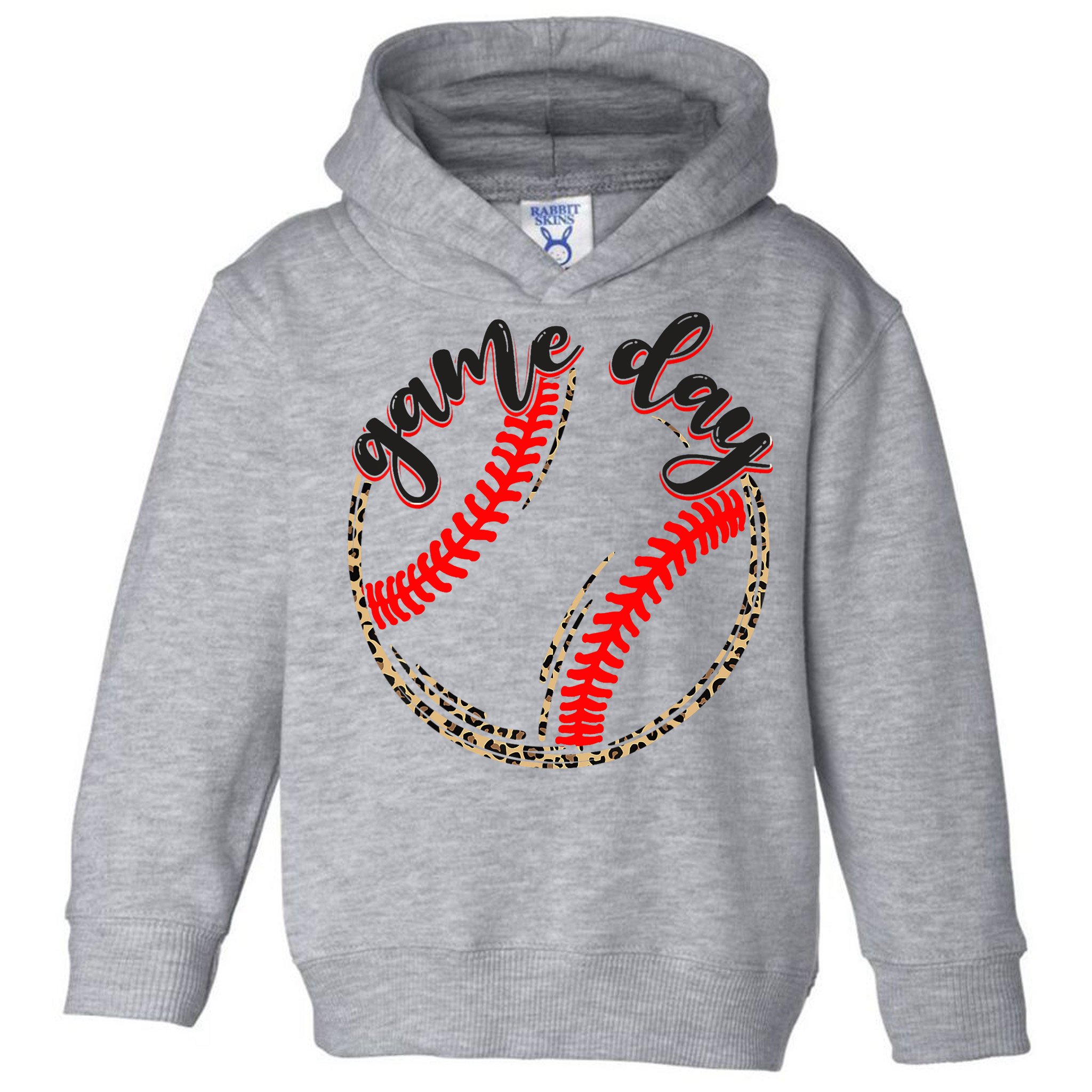 Game Day Baseball Life Softball Life Mom Mothers Day Leopard Toddler Hoodie