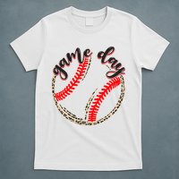Game Day Baseball Life Softball Life Mom Mothers Day Leopard T-Shirt