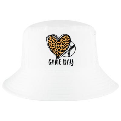 Game Day Baseball Life Softball Life Leopard Mothers Day Mom Cool Comfort Performance Bucket Hat