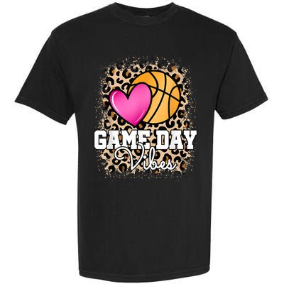 Game Day Basketball Leopard Print Women Girls Basketball Comfort Colors T-Shirt