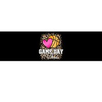 Game Day Basketball Leopard Print Women Girls Basketball Bumper Sticker