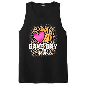 Game Day Basketball Leopard Print Women Girls Basketball PosiCharge Competitor Tank