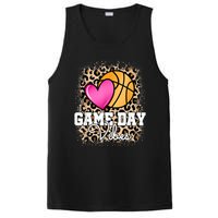 Game Day Basketball Leopard Print Women Girls Basketball PosiCharge Competitor Tank