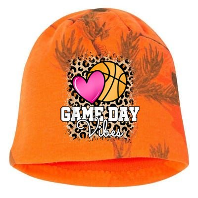 Game Day Basketball Leopard Print Women Girls Basketball Kati - Camo Knit Beanie