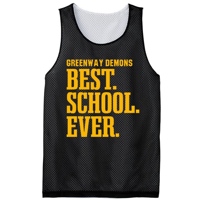 Greenway Demons Best Ever Hs Mesh Reversible Basketball Jersey Tank