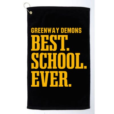 Greenway Demons Best Ever Hs Platinum Collection Golf Towel