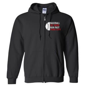 Game Day Baseball For Lovers Baseball Full Zip Hoodie