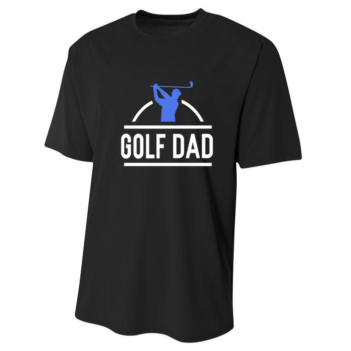 Golf Dad Best Dad By Par Gift For Dad Father's Day Performance Sprint T-Shirt