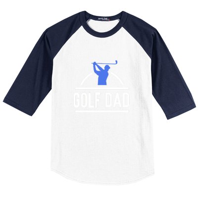 Golf Dad Best Dad By Par Gift For Dad Father's Day Baseball Sleeve Shirt