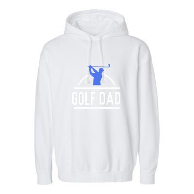 Golf Dad Best Dad By Par Gift For Dad Father's Day Garment-Dyed Fleece Hoodie