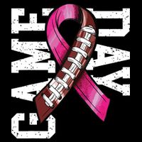 Game Day Breast Cancer Awareness Pink Football Ribbon Tall T-Shirt