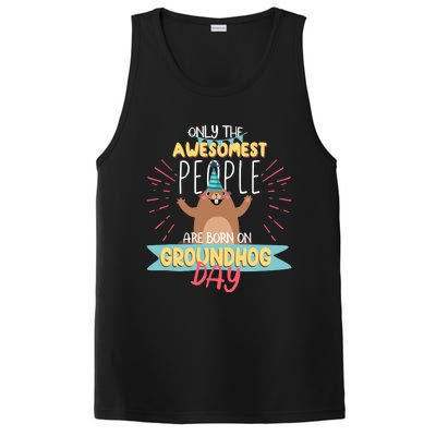 Groundhog Day Birthday 2021 Groundhog Lovers Gifts PosiCharge Competitor Tank