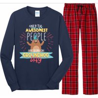 Groundhog Day Birthday 2021 Groundhog Lovers Gifts Long Sleeve Pajama Set