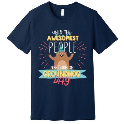 Groundhog Day Birthday 2021 Groundhog Lovers Gifts Premium T-Shirt