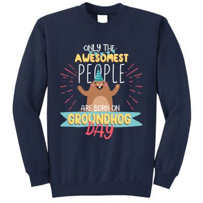 Groundhog Day Birthday 2021 Groundhog Lovers Gifts Tall Sweatshirt