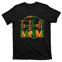 Game Day Black And Orange High School Football Football Mom T-Shirt