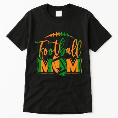 Game Day Black And Orange High School Football Football Mom Tall T-Shirt