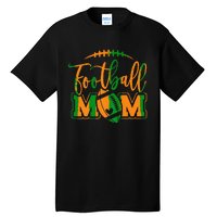 Game Day Black And Orange High School Football Football Mom Tall T-Shirt