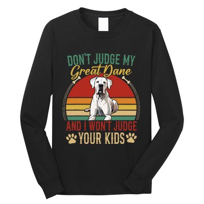 Great Dane Breeders Gentle Dog Fur Parent German Mastiff Long Sleeve Shirt