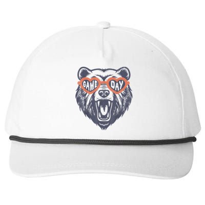 Game Day Bear Snapback Five-Panel Rope Hat