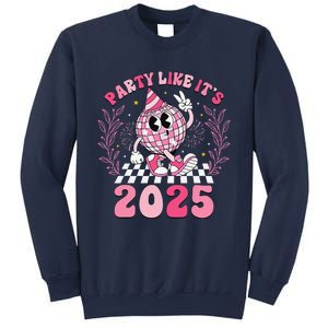 Groovy Disco Ball Party Like ItS 2025 Happy New Year 2025 Sweatshirt