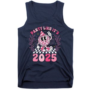 Groovy Disco Ball Party Like ItS 2025 Happy New Year 2025 Tank Top