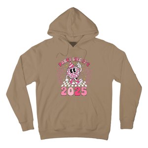 Groovy Disco Ball Party Like ItS 2025 Happy New Year 2025 Hoodie