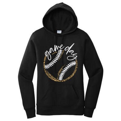 Game Day Baseball Baseball Life Softball Life For Mom Women's Pullover Hoodie