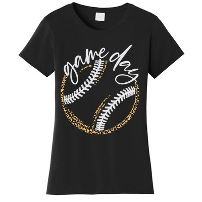 Game Day Baseball Baseball Life Softball Life For Mom Women's T-Shirt