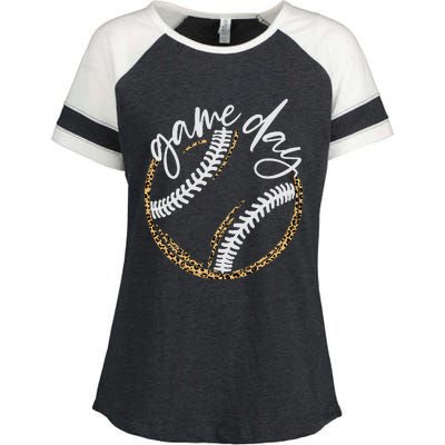 Game Day Baseball Baseball Life Softball Life For Mom Enza Ladies Jersey Colorblock Tee