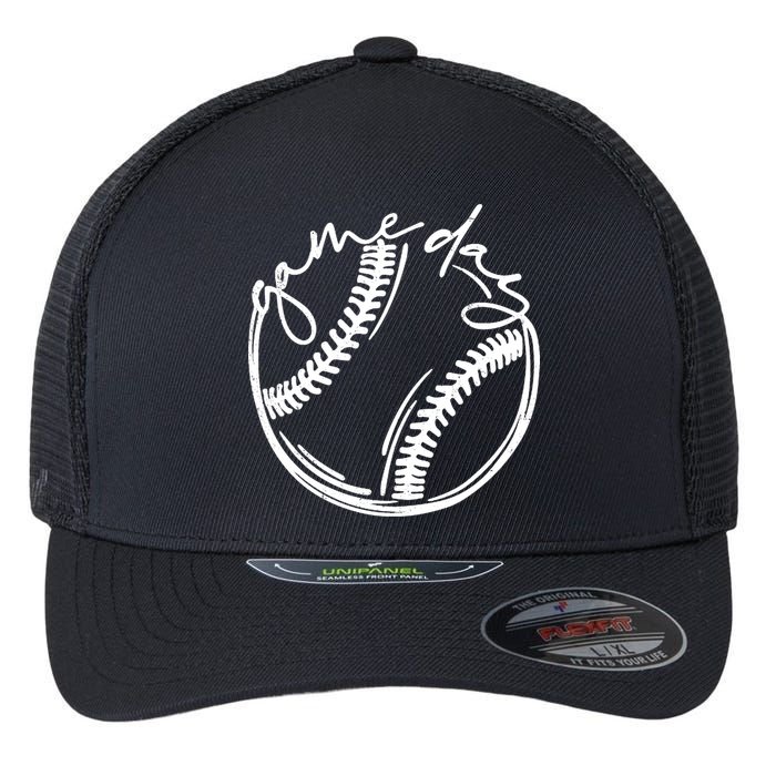Game Day Baseball Flexfit Unipanel Trucker Cap