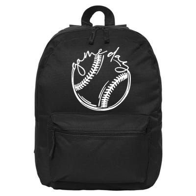 Game Day Baseball 16 in Basic Backpack