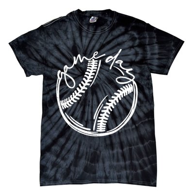 Game Day Baseball Tie-Dye T-Shirt