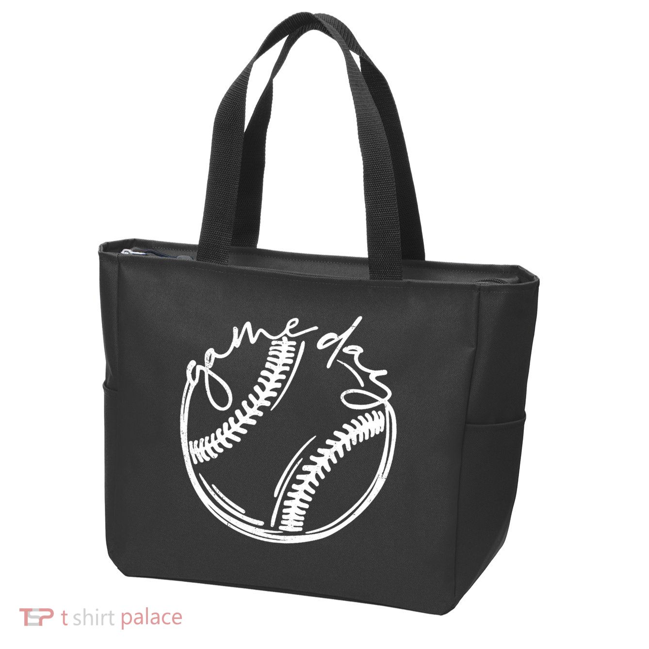 Game Day Baseball Zip Tote Bag