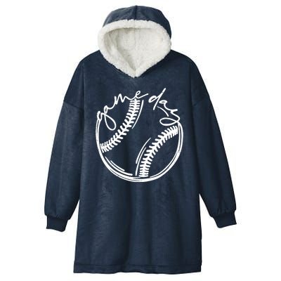 Game Day Baseball Hooded Wearable Blanket