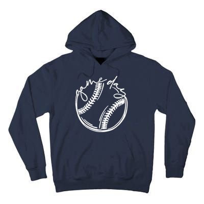 Game Day Baseball Tall Hoodie