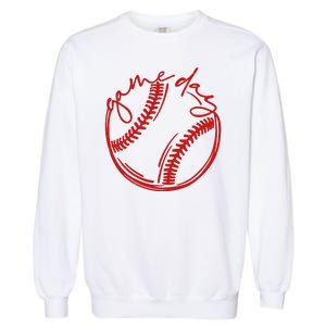 Game Day Baseball Garment-Dyed Sweatshirt