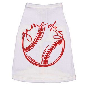 Game Day Baseball Doggie Tank