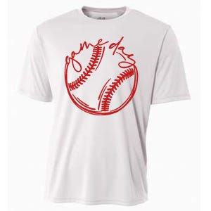 Game Day Baseball Cooling Performance Crew T-Shirt