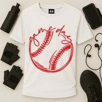 Game Day Baseball Cooling Performance Crew T-Shirt