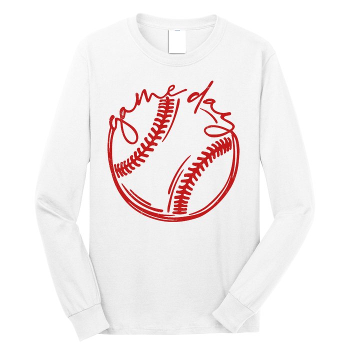 Game Day Baseball Long Sleeve Shirt