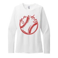 Game Day Baseball Womens CVC Long Sleeve Shirt