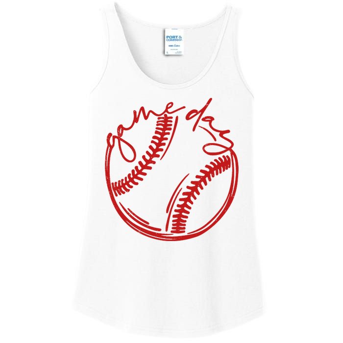 Game Day Baseball Ladies Essential Tank