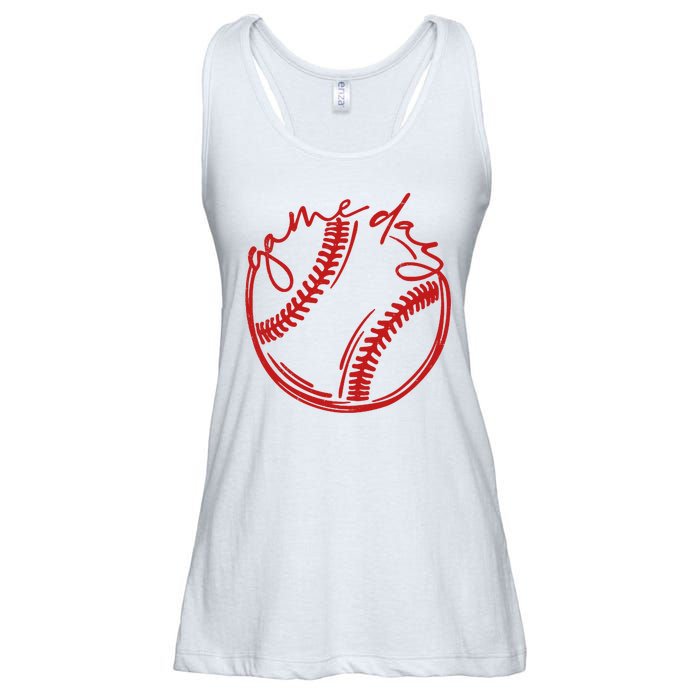 Game Day Baseball Ladies Essential Flowy Tank