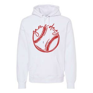 Game Day Baseball Premium Hoodie