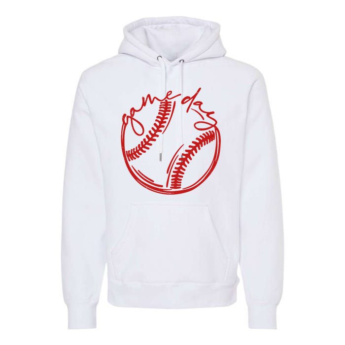 Game Day Baseball Premium Hoodie