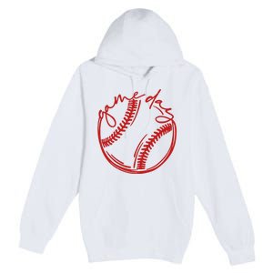 Game Day Baseball Premium Pullover Hoodie