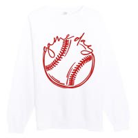 Game Day Baseball Premium Crewneck Sweatshirt