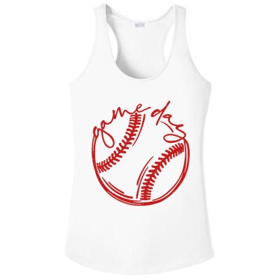 Game Day Baseball Ladies PosiCharge Competitor Racerback Tank