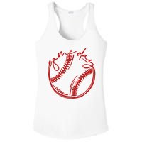 Game Day Baseball Ladies PosiCharge Competitor Racerback Tank